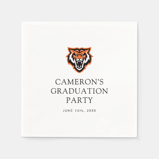 Serviette En Papier Idaho State University Bengals Spirit Design (Devant)