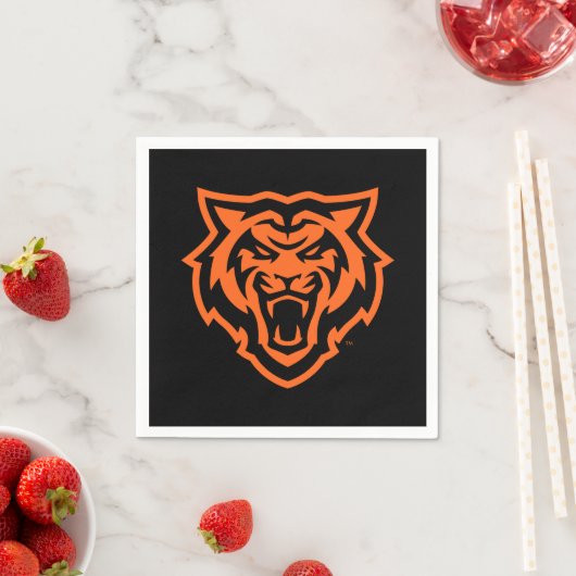 Serviette En Papier Idaho State University Bengals Spirit Design (En situation)