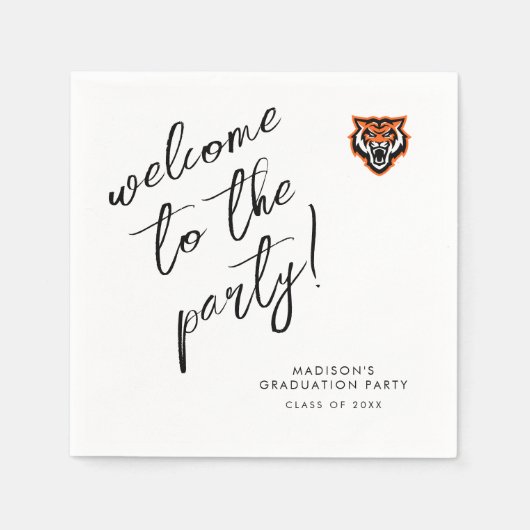 Serviette En Papier Idaho State University Bengals Spirit Design (Devant)
