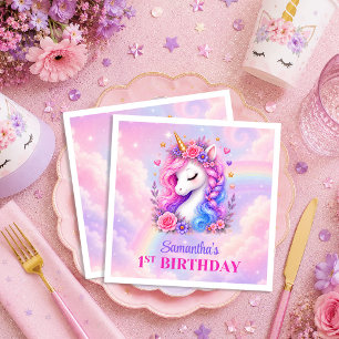 Serviette En Papier Idée cadeau de serviettes d'anniversaire pour fill