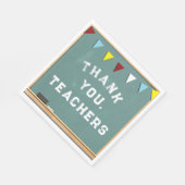 Serviette En Papier Idées d'appréciation de l'enseignant (Coin)