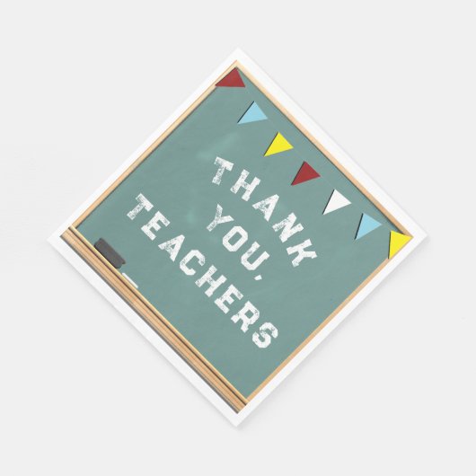Serviette En Papier Idées d'appréciation de l'enseignant (Coin)
