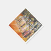 Serviette En Papier Idéography of Golden Light (Coin)