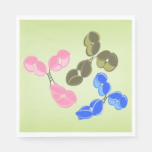 Serviette En Papier IgG Papier Napkin - 50 décomptes dans différentes  (Devant)