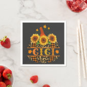 Serviette En Papier IGi Pumkin Leopard Print Sunflower Buffalo Plaid (En situation)