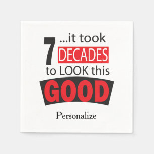 Serviette En Papier Il a fallu 7 décennies pour regarder ce bon 70e a