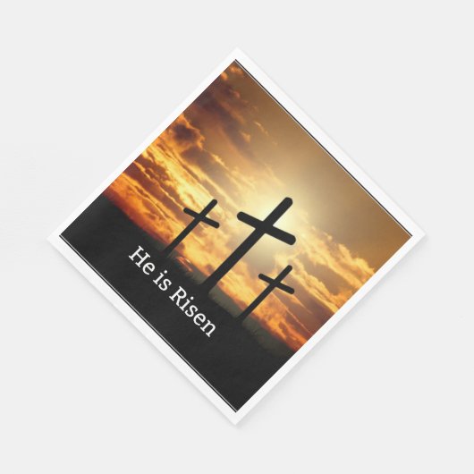 Serviette En Papier Il est ressuscité (Coin)
