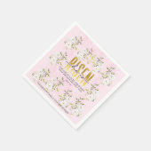 Serviette En Papier Il Est Ressuscité Citation Religieuse Chrétienne P (Coin)