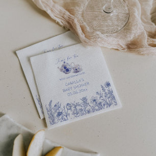 Serviette En Papier Il Est Temps Pour Le Thé Avec La Mère D'Être Douch