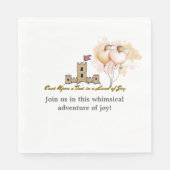Serviette En Papier Il était une fois dans un pays de joie (Devant)