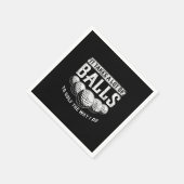Serviette En Papier Il Faut Beaucoup De Ballons Au Golf Comme Je Le Fa (Coin)
