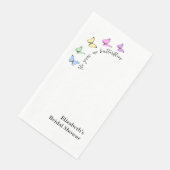 Serviette En Papier Il Me Donne Des Papillons Mariage (Coin)