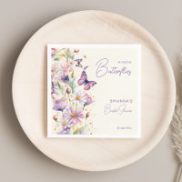 Il me donne un papillon imprimé shower de mariage