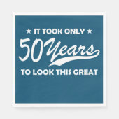 Serviette En Papier Il N'A Fallu Que 50 Ans Pour Voir Ce Grand (Devant)