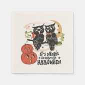 Serviette En Papier Il n'est jamais trop tôt pour Halloween (Devant)