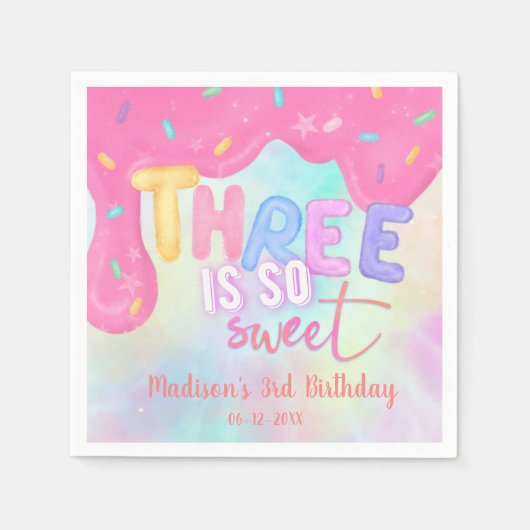 Serviette En Papier il y a tellement de serviettes de givre rose (Devant)