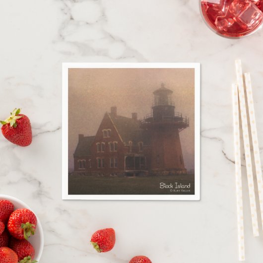 Serviette En Papier Île Block (En situation)