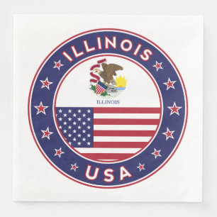 Serviette En Papier Illinois