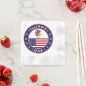 Serviette En Papier Illinois (En situation)