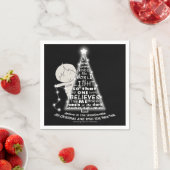 Serviette En Papier Illuminer l'arbre (En situation)