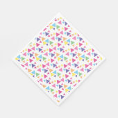 Serviette En Papier illusima Fête Triangles Arc-en-ciel (Coin)