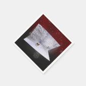 Serviette En Papier Illusion 3D "Rêves neigeux" (Coin)