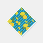 Serviette En Papier Illustration citrons (Coin)