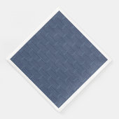 Serviette En Papier Illustration cool bleue, moderne, simple (Coin)