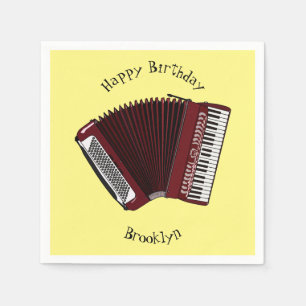Serviette En Papier Illustration d'accordion