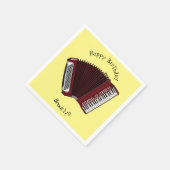 Serviette En Papier Illustration d'accordion (Coin)