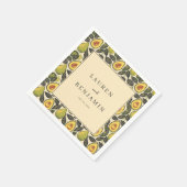 Serviette En Papier Illustration d'avocat vert joyeux (Coin)