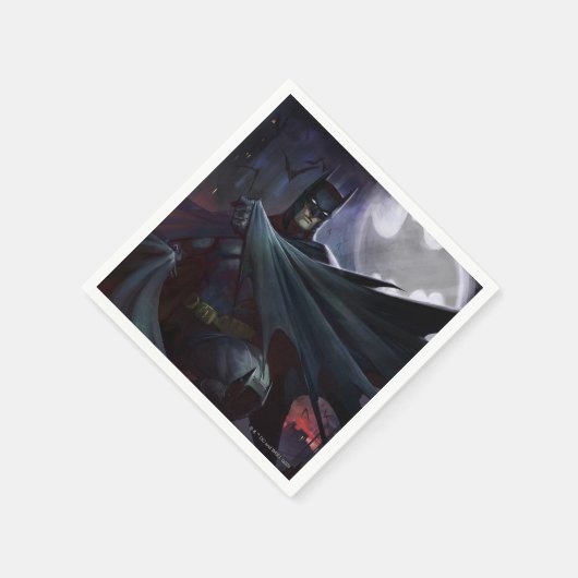 Serviette En Papier Illustration de Batman sur la crise infinie (Coin)