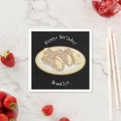 Serviette En Papier Illustration de Cannoli (En situation)