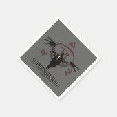 Serviette En Papier Illustration de château surnaturel (Coin)