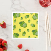 Serviette En Papier Illustration de citrons verts (En situation)