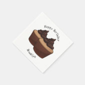 Serviette En Papier Illustration de Cupcake (Coin)