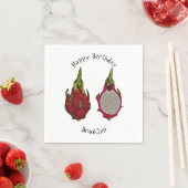 Serviette En Papier Illustration de dragon fruit (En situation)