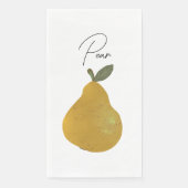 Serviette En Papier Illustration de fruit poire (Devant)