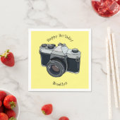 Serviette En Papier Illustration de la caméra (En situation)