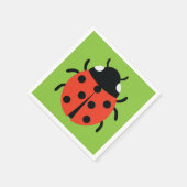 Serviette En Papier Illustration de Ladybug (Coin)