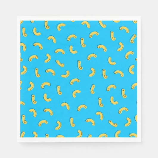 Serviette En Papier Illustration de Macaroni et fromage (Devant)