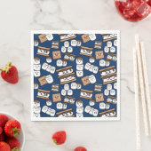 Serviette En Papier Illustration de mignonne Smores Marshmallow (En situation)