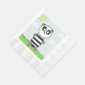 Serviette En Papier Illustration de Panda Mignon (Coin)