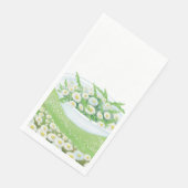 Serviette En Papier Illustration de salade de printemps Daisy et Dande (Coin)