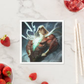 Serviette En Papier Illustration de Shazam en crise infinie (En situation)