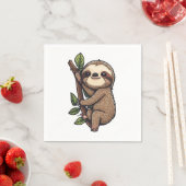 Serviette En Papier Illustration de Sloth (En situation)