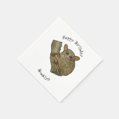 Serviette En Papier Illustration de Tarsier (Coin)