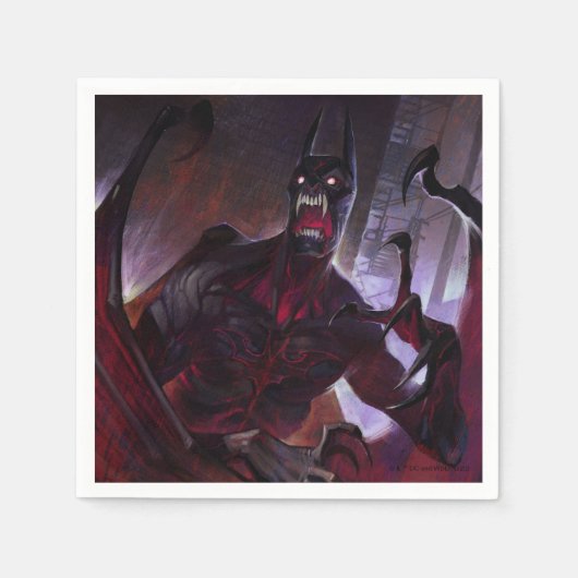 Serviette En Papier Illustration de Vampire Batman en crise infinie (Devant)