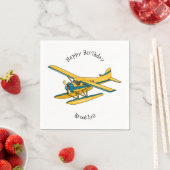 Serviette En Papier Illustration d'hydravion (En situation)