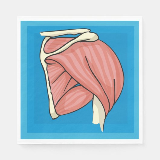 Serviette En Papier Illustration d'organe (Devant)